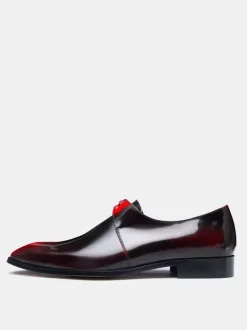 Mens Slip On Loafer Shoes Handmade Prom Wedding Shoes