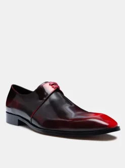 Mens Slip On Loafer Shoes Handmade Prom Wedding Shoes