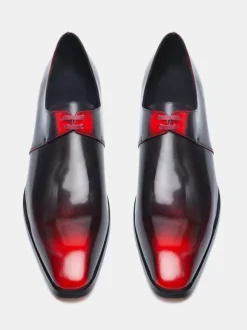 Mens Slip On Loafer Shoes Handmade Prom Wedding Shoes