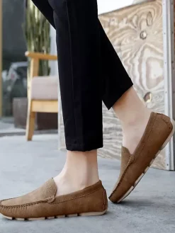 Men's Slip On Loafer Vegan Leather Casual Loafers