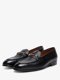Men's Slip-On Round Toe Cowhide Horsebit Loafer Prom Homecoming Wedding Shoes