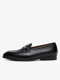 Men's Slip-On Round Toe Cowhide Horsebit Loafer Prom Homecoming Wedding Shoes