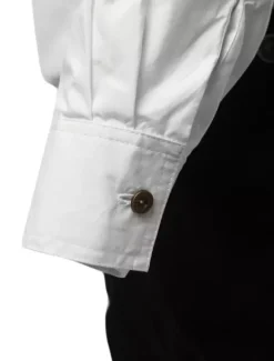 Men's Vintage Costume Victorian White Shirt Retro Costume Top