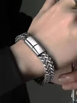Men's Accessories Boyfriend Chains Geometric Geometric Silver