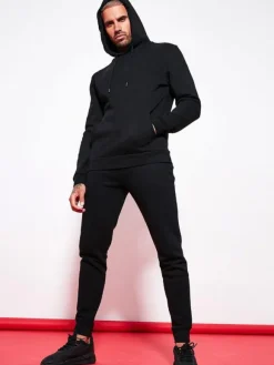 Men's Activewear 2-Piece Long Sleeves Hooded Grey