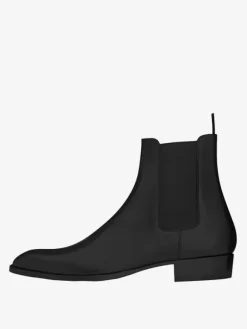 Men's Ankle Boots Round Toe Slip On Casual Chelsea Boots