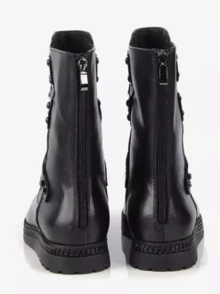 Men's Ankle Boots Shoes Work Boots Cowhide Chic Black