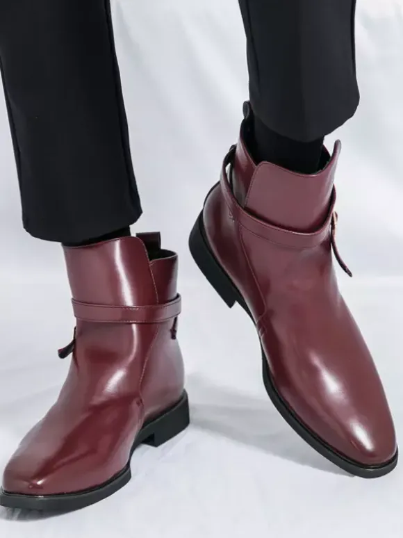 Men's Boots Chelsea Boots Black PU Leather