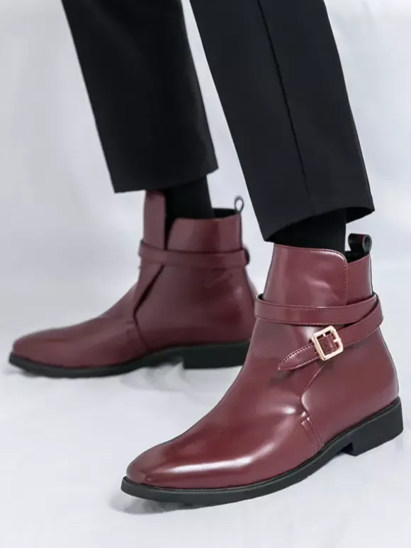 Men's Boots Chelsea Boots Black PU Leather