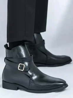 Men's Boots Chelsea Boots Black PU Leather