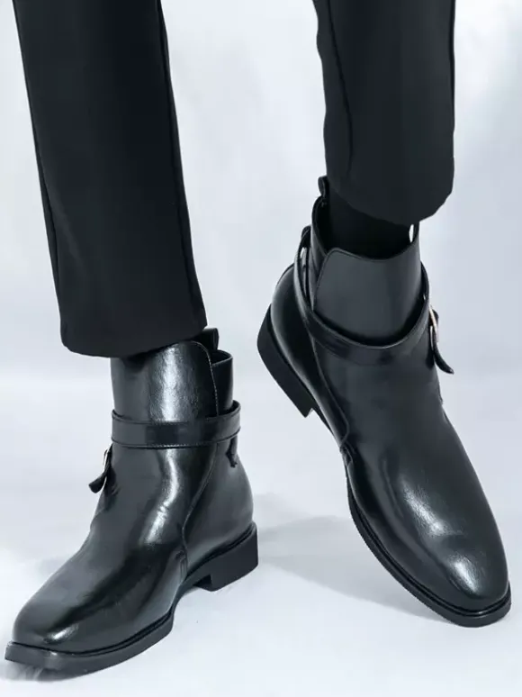 Men's Boots Chelsea Boots Black PU Leather