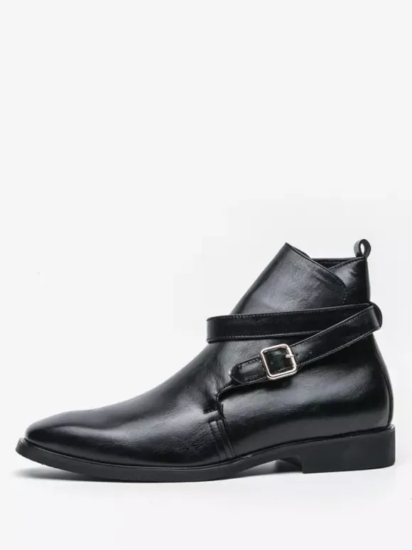 Men's Boots Chelsea Boots Black PU Leather