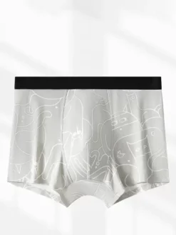 Men's Briefs Comfortable Cotton Printed Underwear