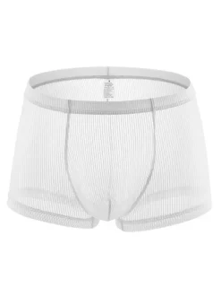 Men's Briefs Polyester Transparente Solid