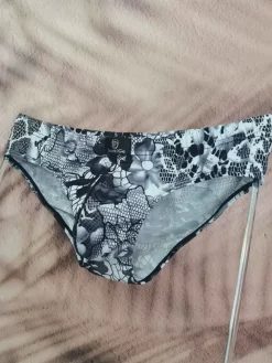 Men's Briefs Sexy Python Print Polyester