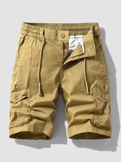 Men’s Cargo Shorts Summer Vintage Sport Loose Casual Shorts