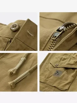 Men’s Cargo Shorts Summer Vintage Sport Loose Casual Shorts