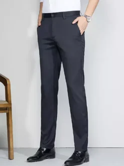 Men's Casual Pants Slim Fit Straight Spring and Summer Men's Trousers
