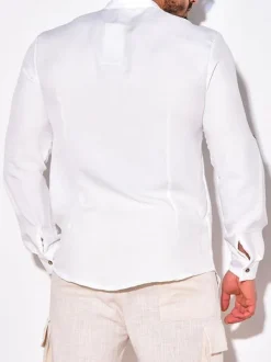 Men's Casual Shirt Turndown Collar Casual Blue Men's Shirts