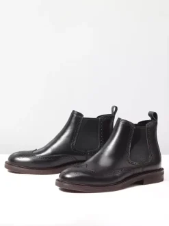 Men's Chelsea Boots Round Toe British Round Toe Ankle Boots