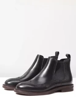 Men's Chelsea Boots Round Toe British Round Toe Ankle Boots