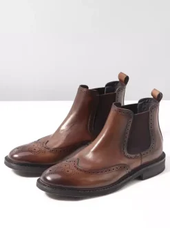 Men's Chelsea Boots Round Toe British Round Toe Ankle Boots