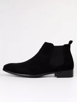 Men's Chelsea Boots Round Toe Casual Ankle Boots
