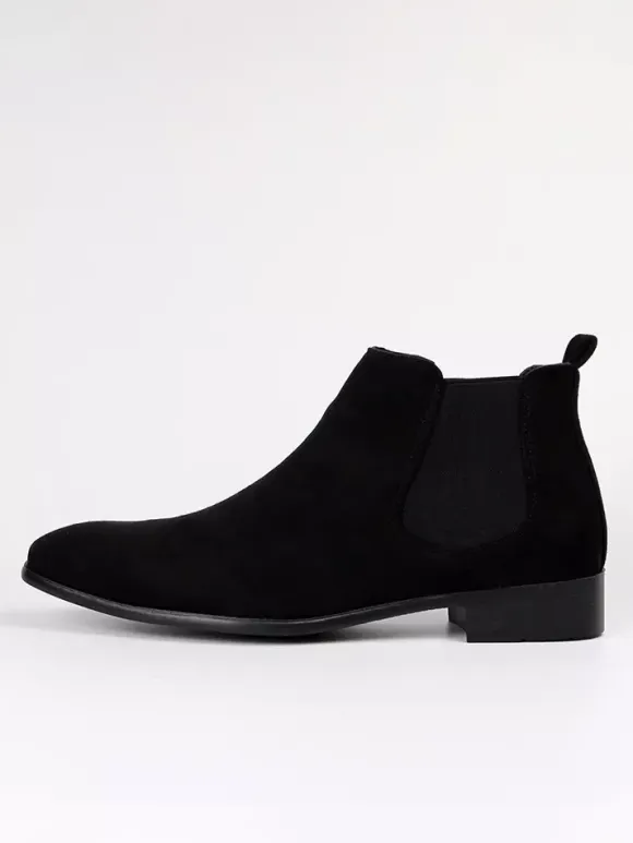 Men's Chelsea Boots Round Toe Casual Ankle Boots