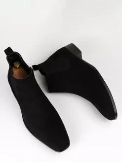 Men's Chelsea Boots Round Toe Casual Ankle Boots