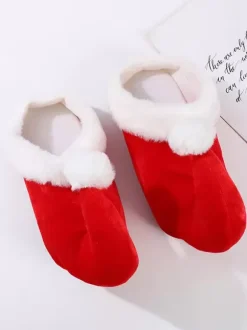 Men's Christmas Red Footwear Holidays Costumes
