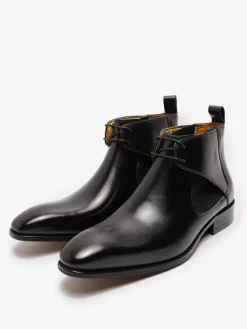Men's Chukka Boots Cowhide Classic Coffee Brown Ankle Short Boots