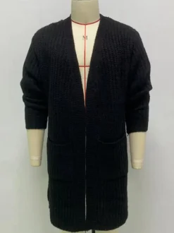 Men's Clothing Cardigan For Men Men's Sweaters Men's Cardigans Casual Long Sleeves Black Coffee Brown Fashionable