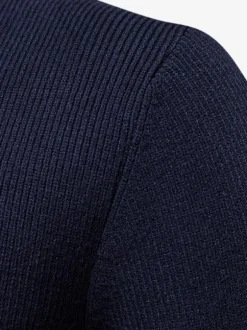 Men's Clothing Cardigan For Men Men's Sweaters Men's Cardigans Comfy Long Sleeves Dark Navy Dark Navy Unique