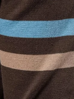 Men's Clothing Men's Cardigan Men's Sweaters Men's Cardigans Comfy Stripes Long Sleeves Fashionable Black Blue