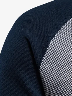 Men's Clothing Men's Cardigan Men's Sweaters Men's Cardigans Comfy Stripes Long Sleeves Special Dark Navy Dark Navy