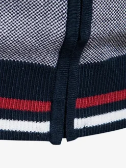 Men's Clothing Men's Cardigan Men's Sweaters Men's Cardigans Comfy Stripes Long Sleeves Special Dark Navy Dark Navy
