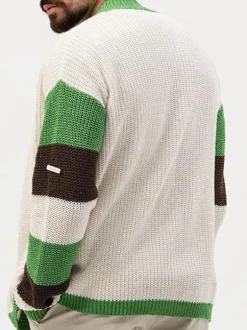 Men's Clothing Men's Casual Cardigan Men's Sweaters Men's Cardigans Simple Color Block Long Sleeves Comfy Green Green