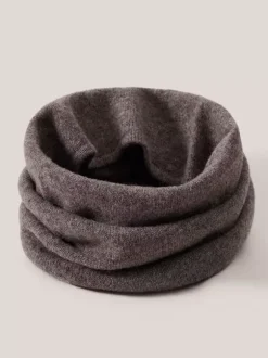 Men’s Color-Block Cycling Neck Warmer 100% Wool Windproof Winter Riding Scarf