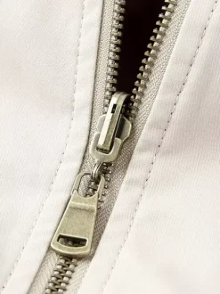 Men’s Cotton Jacket Stand Collar Casual Workwear Durable Multi Pocket Outerwear