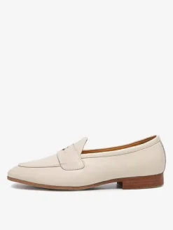 Men's Cowhide Penny Loafer Shoes Prom Wedding Shoes