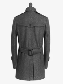Men's Double Breasted Lapel Slim Fit Coats
