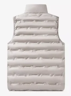 Men's Down Outdoor Stand-Up Collar Sleeveless Padded Vest Coats
