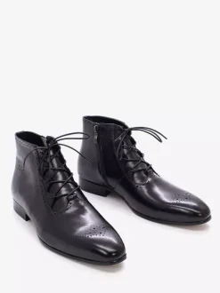 Mens Dress Boots Handmade Genuine Leather Ankle Boots