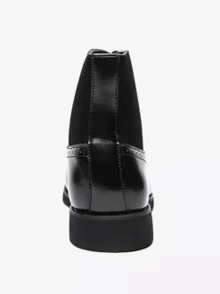Mens Dress Boots Pointed Toe Oxford Style Lace Up Suede Leather Ankle Boots