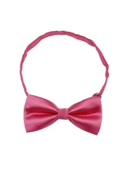 Men's Dress Bowties in Pink Satin