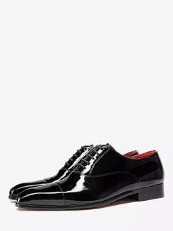 Men's Dress Shoes Cap Toe Lace Up Oxford Shoes
