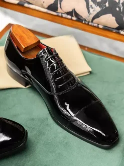 Men's Dress Shoes Cap Toe Lace Up Oxford Shoes