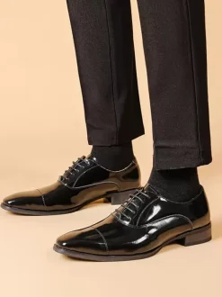 Men's Dress Shoes Derby Prom Party Wedding Shoes