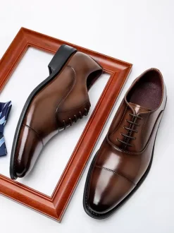 Men's Dress Shoes Derby Prom Party Wedding Shoes