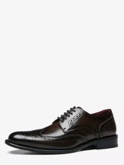 Mens Dress Shoes Formal Business Classic Lace Up Wingtip Oxford Shoes